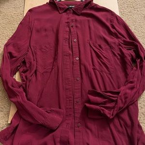 Dark red blouse